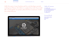Desktop Screenshot of conordavidson.com